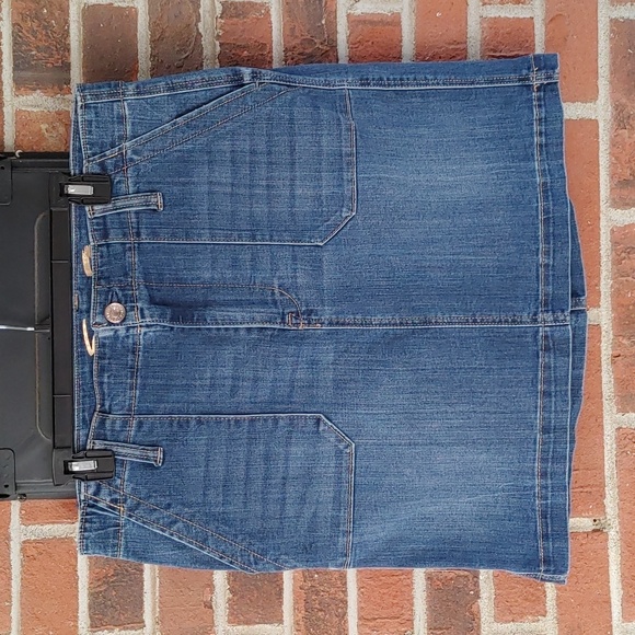 Seven7 Dresses & Skirts - Seven7 Denim Utility Skirt Size 12
